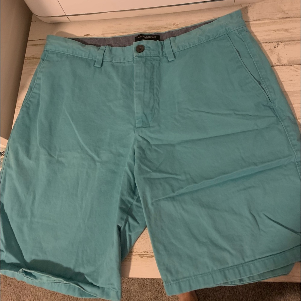 Banana Republic Mens Blue Aiden Shorts